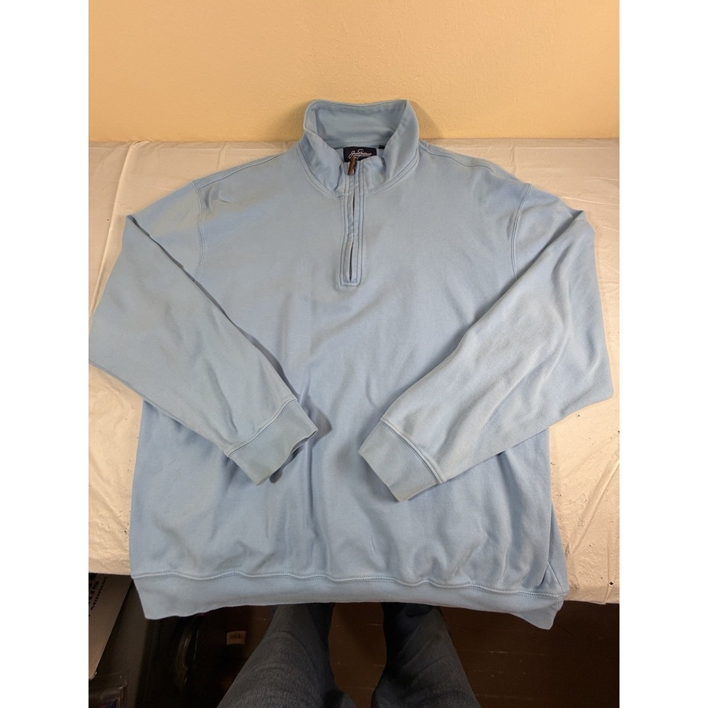 Men's Jack Nicklaus Light Blue‎ Quarter Zoo Pullover Size XL